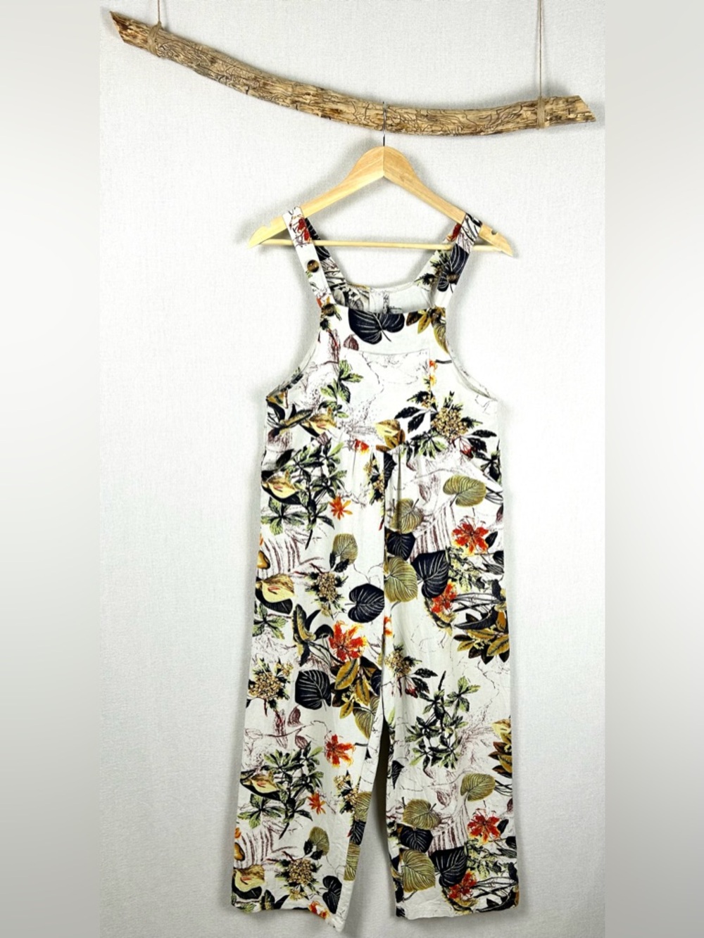 Unbranded - Floral Wide Leg Jumpsuit Boho Summer Cropped One Piece